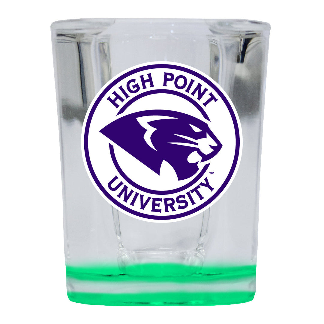 High Point University 2 Ounce Shot Glass Square Officially Licensed Collegiate Product Image 4