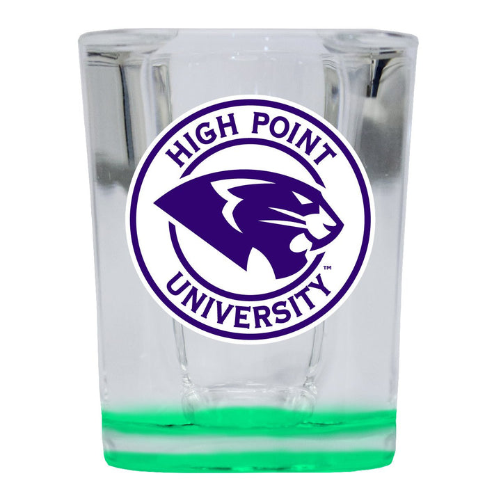 High Point University 2 Ounce Shot Glass Square Officially Licensed Collegiate Product Image 1