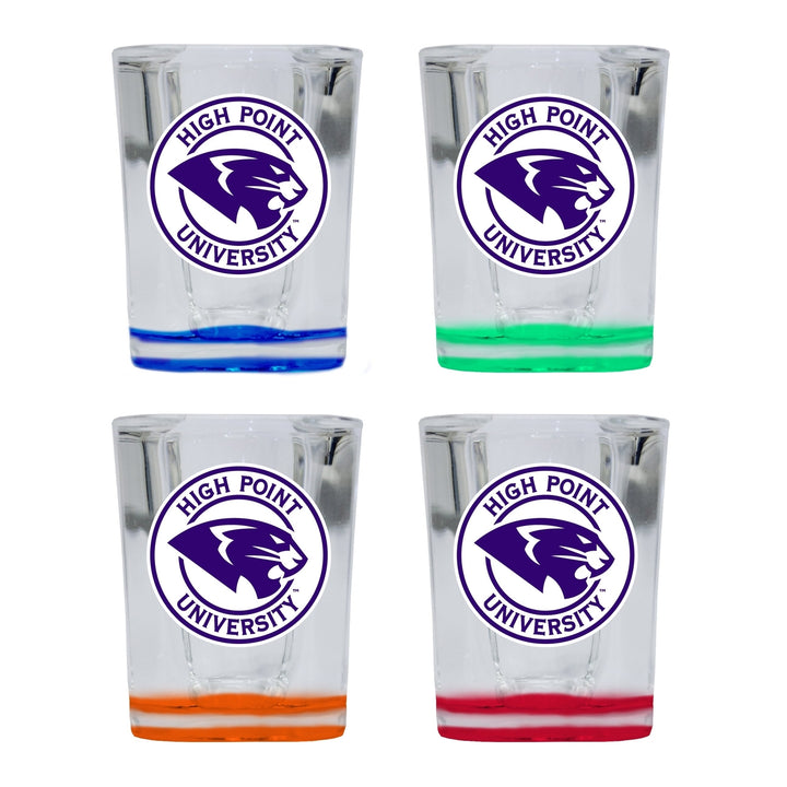 High Point University 2 Ounce Shot Glass Square Officially Licensed Collegiate Product Image 4