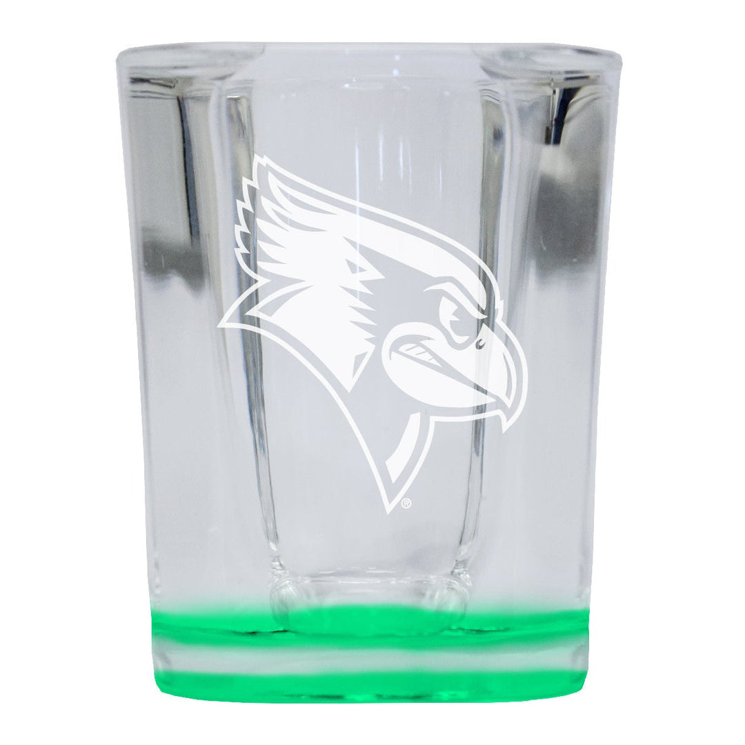 Illinois State Redbirds 2 Ounce Engraved Shot Glass Square Officially Licensed Collegiate Product Image 1