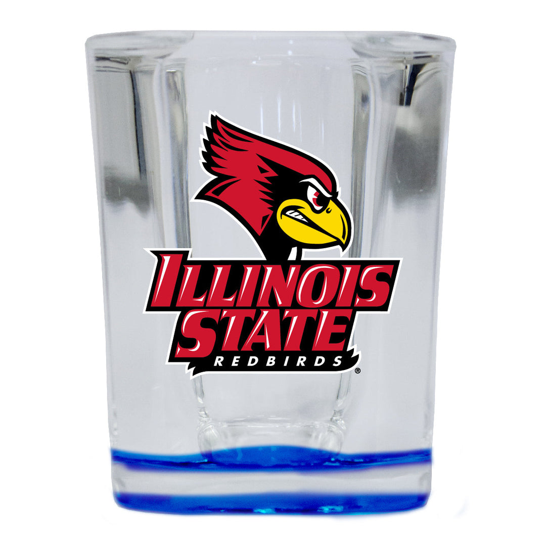 Illinois State Redbirds 2 Ounce Shot Glass Square Officially Licensed Collegiate Product Image 4