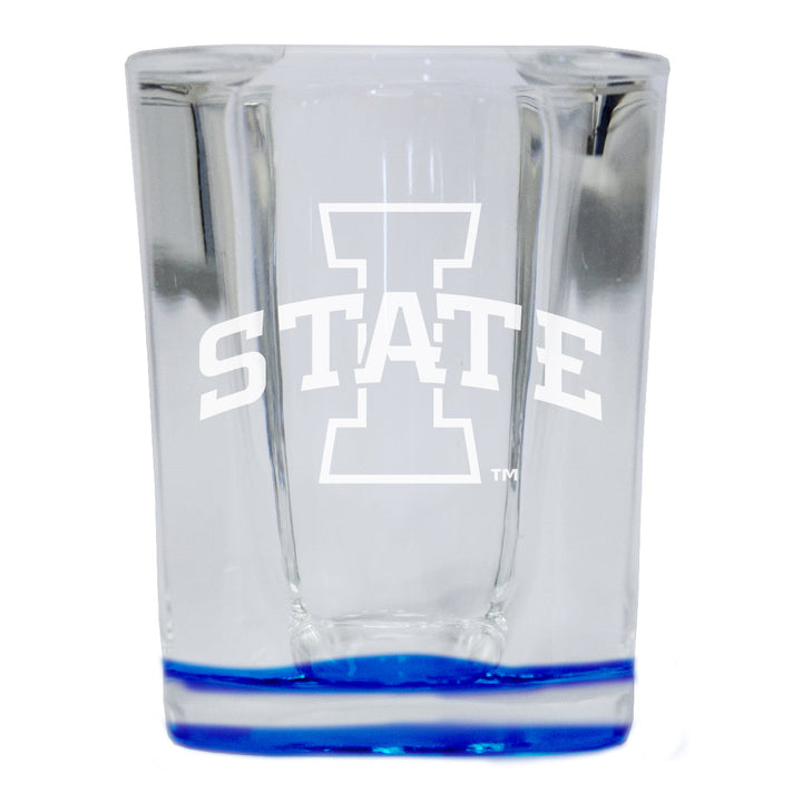 Iowa State Cyclones 2 Ounce Engraved Shot Glass Square Officially Licensed Collegiate Product Image 4