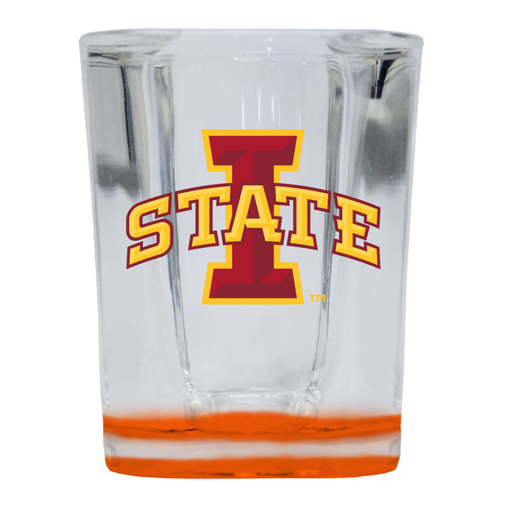 Iowa State Cyclones 2 Ounce Shot Glass Square Officially Licensed Collegiate Product Image 2