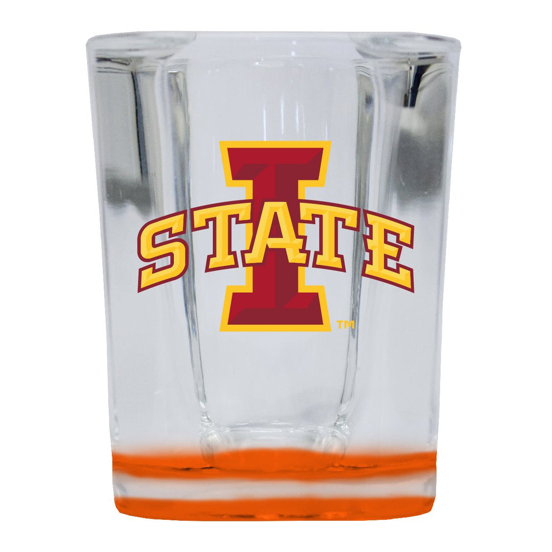 Iowa State Cyclones 2 Ounce Shot Glass Square Officially Licensed Collegiate Product Image 1