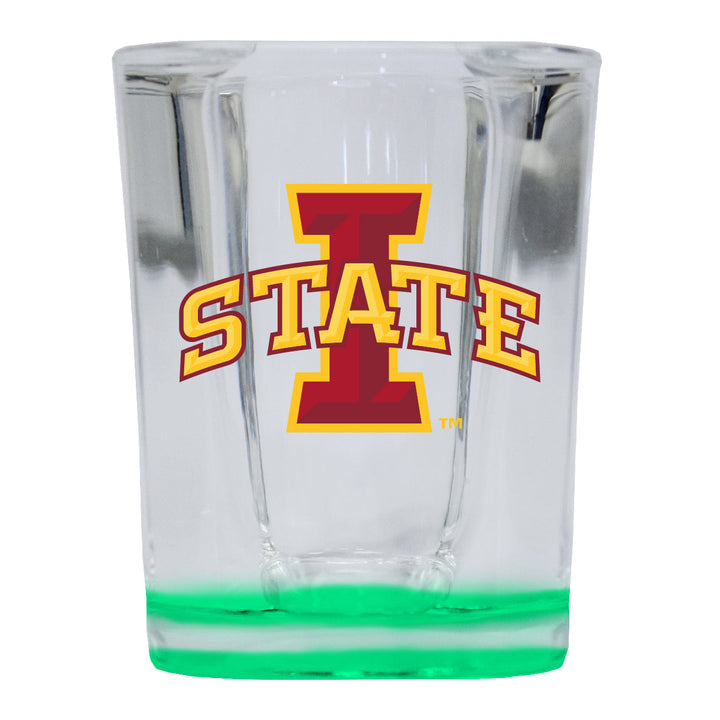 Iowa State Cyclones 2 Ounce Shot Glass Square Officially Licensed Collegiate Product Image 3