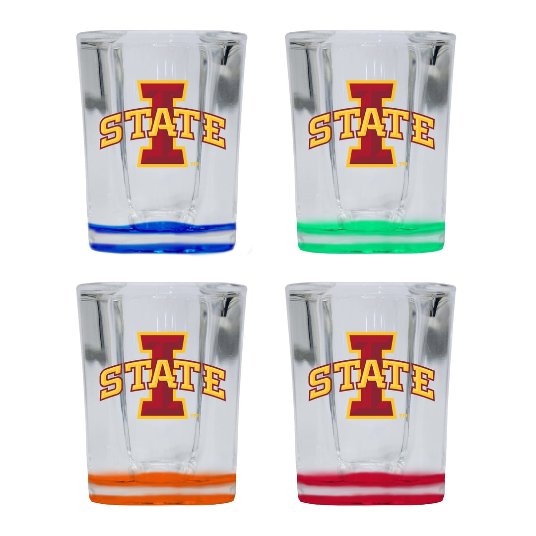 Iowa State Cyclones 2 Ounce Shot Glass Square Officially Licensed Collegiate Product Image 4