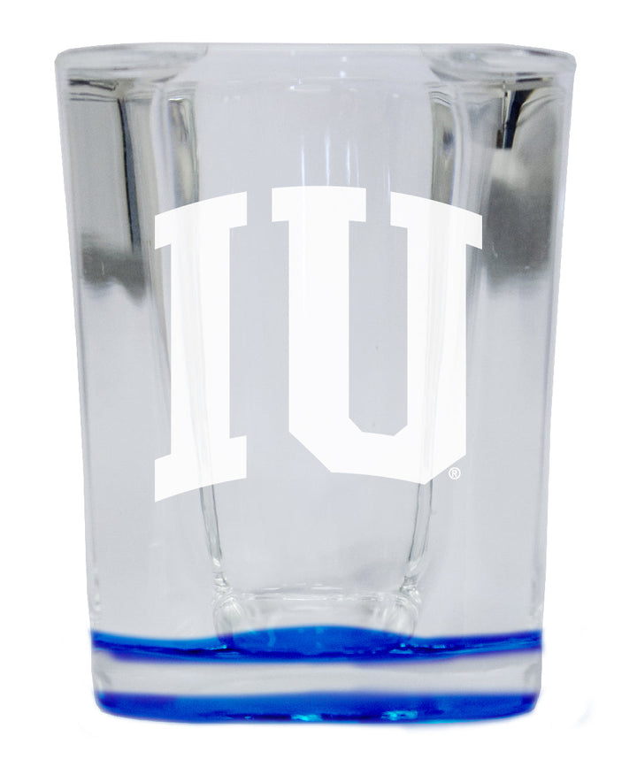 Indiana Hoosiers 2 Ounce Engraved Shot Glass Square Officially Licensed Collegiate Product Image 4