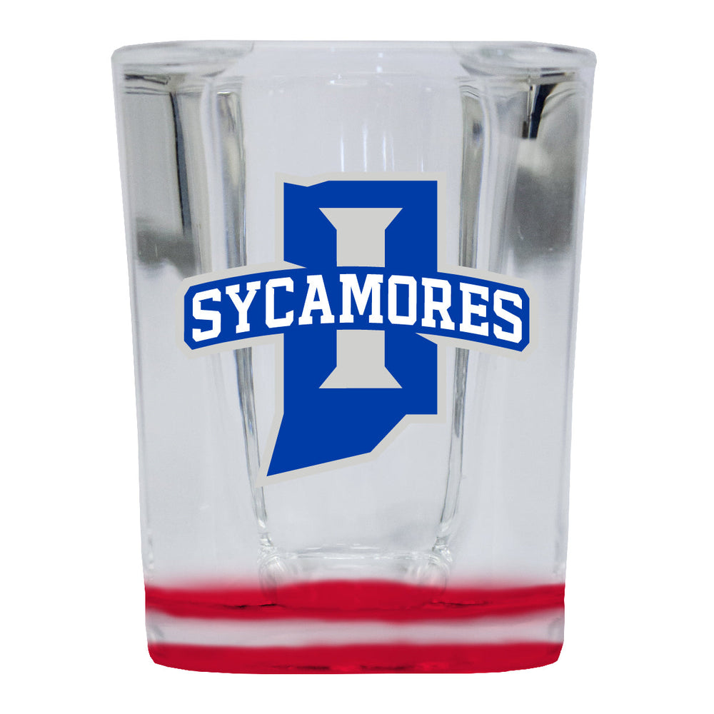 Indiana State University 2 Ounce Shot Glass Square Officially Licensed Collegiate Product Image 2