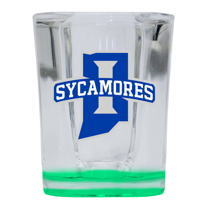 Indiana State University 2 Ounce Shot Glass Square Officially Licensed Collegiate Product Image 4