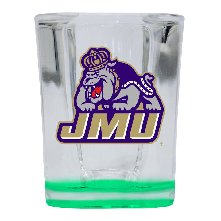 James Madison Dukes 2 Ounce Shot Glass Square Officially Licensed Collegiate Product Image 3