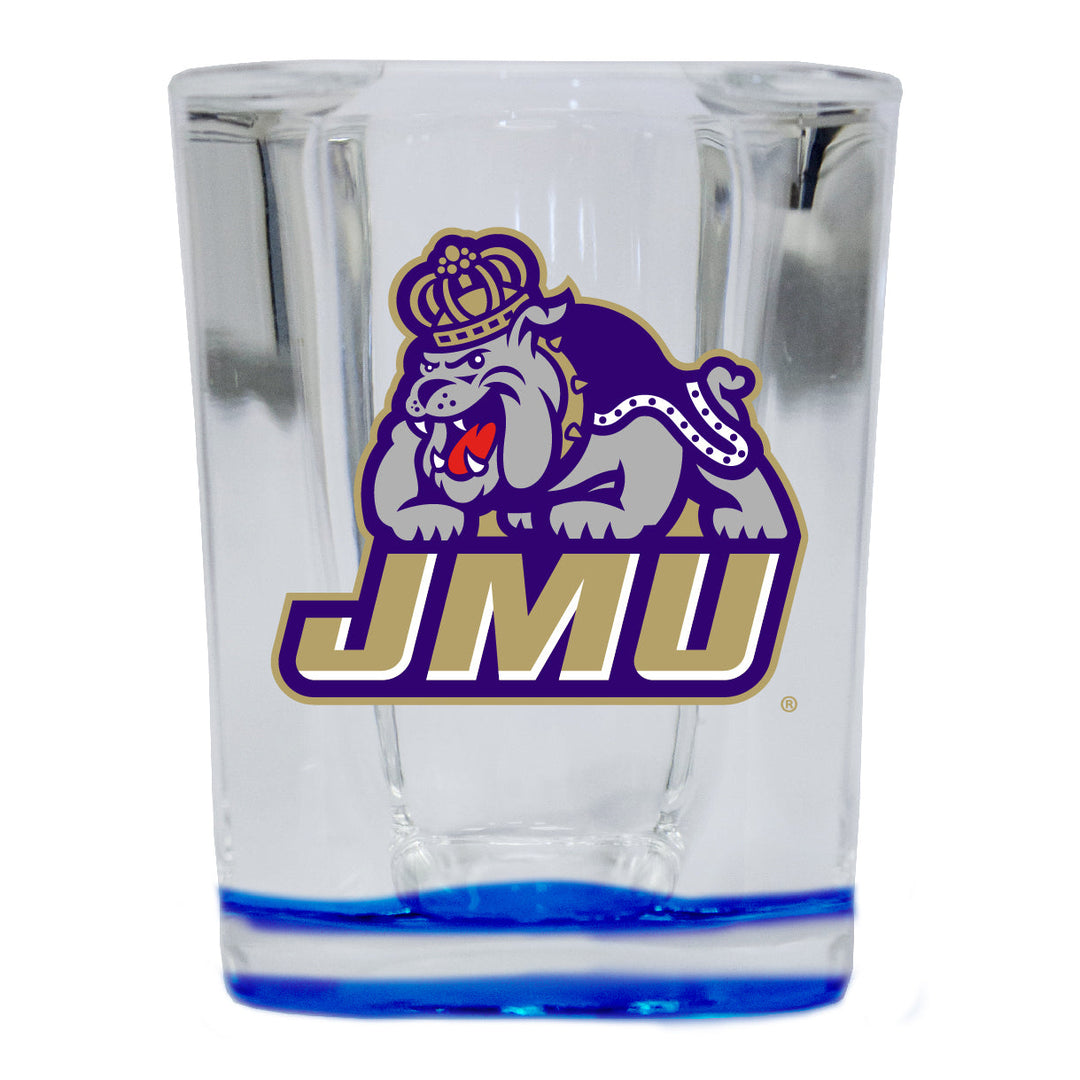 James Madison Dukes 2 Ounce Shot Glass Square Officially Licensed Collegiate Product Image 4