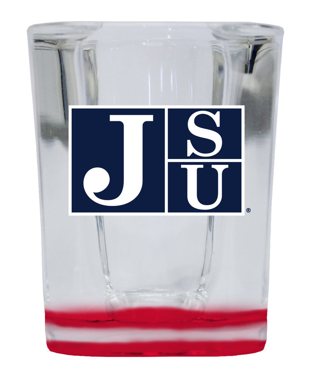 Jackson State University 2 Ounce Shot Glass Square Officially Licensed Collegiate Product Image 2