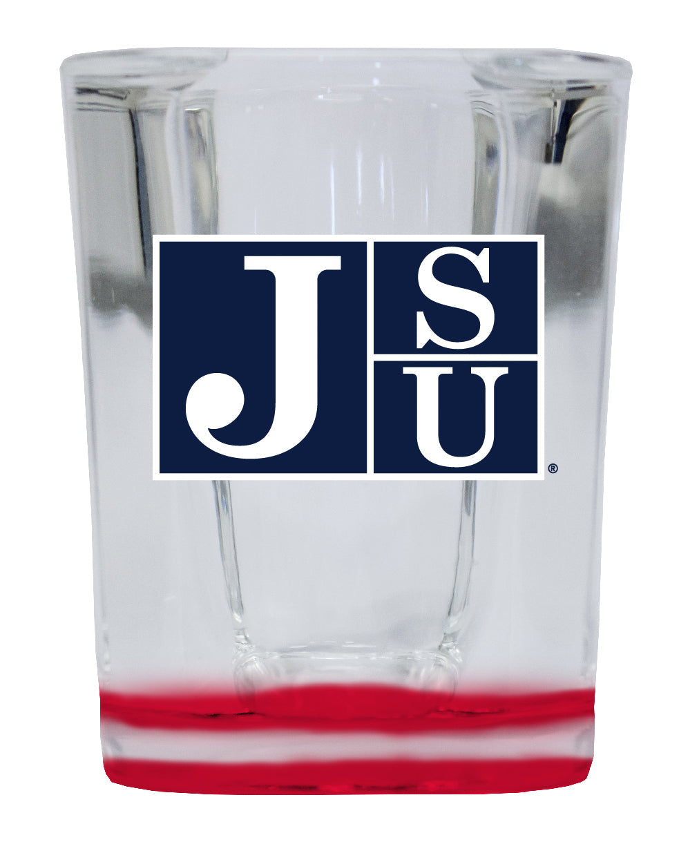 Jackson State University 2 Ounce Shot Glass Square Officially Licensed Collegiate Product Image 2