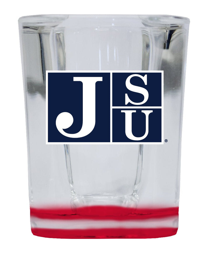 Jackson State University 2 Ounce Shot Glass Square Officially Licensed Collegiate Product Image 1