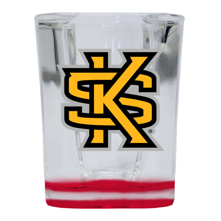 Kennesaw State University 2 Ounce Shot Glass Square Officially Licensed Collegiate Product Image 1