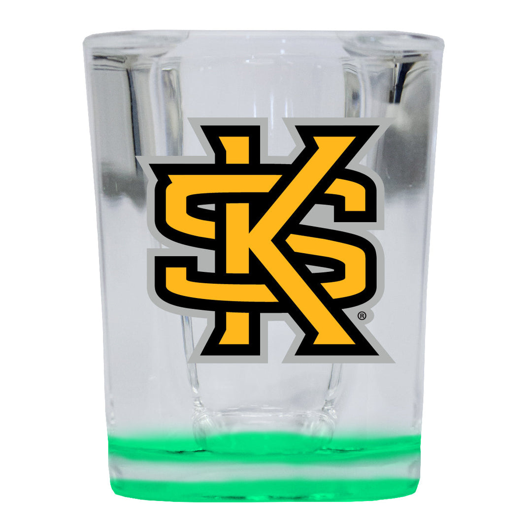 Kennesaw State University 2 Ounce Shot Glass Square Officially Licensed Collegiate Product Image 3