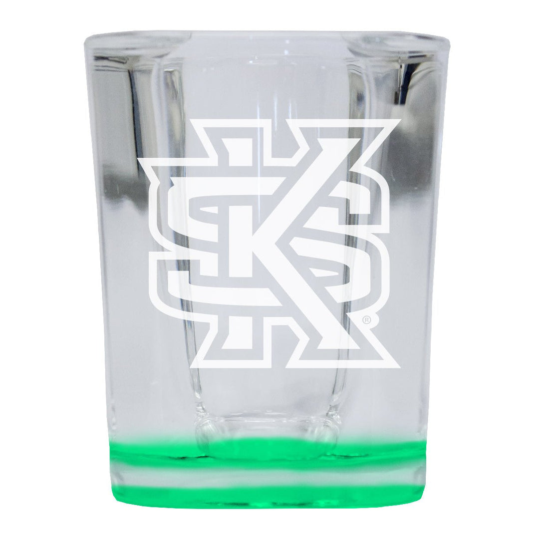 Kennesaw State University 2 Ounce Engraved Shot Glass Square Officially Licensed Collegiate Product Image 1