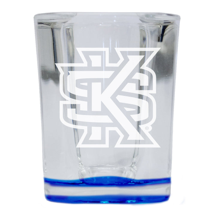 Kennesaw State University 2 Ounce Engraved Shot Glass Square Officially Licensed Collegiate Product Image 4