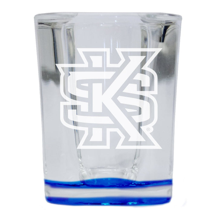 Kennesaw State University 2 Ounce Engraved Shot Glass Square Officially Licensed Collegiate Product Image 1