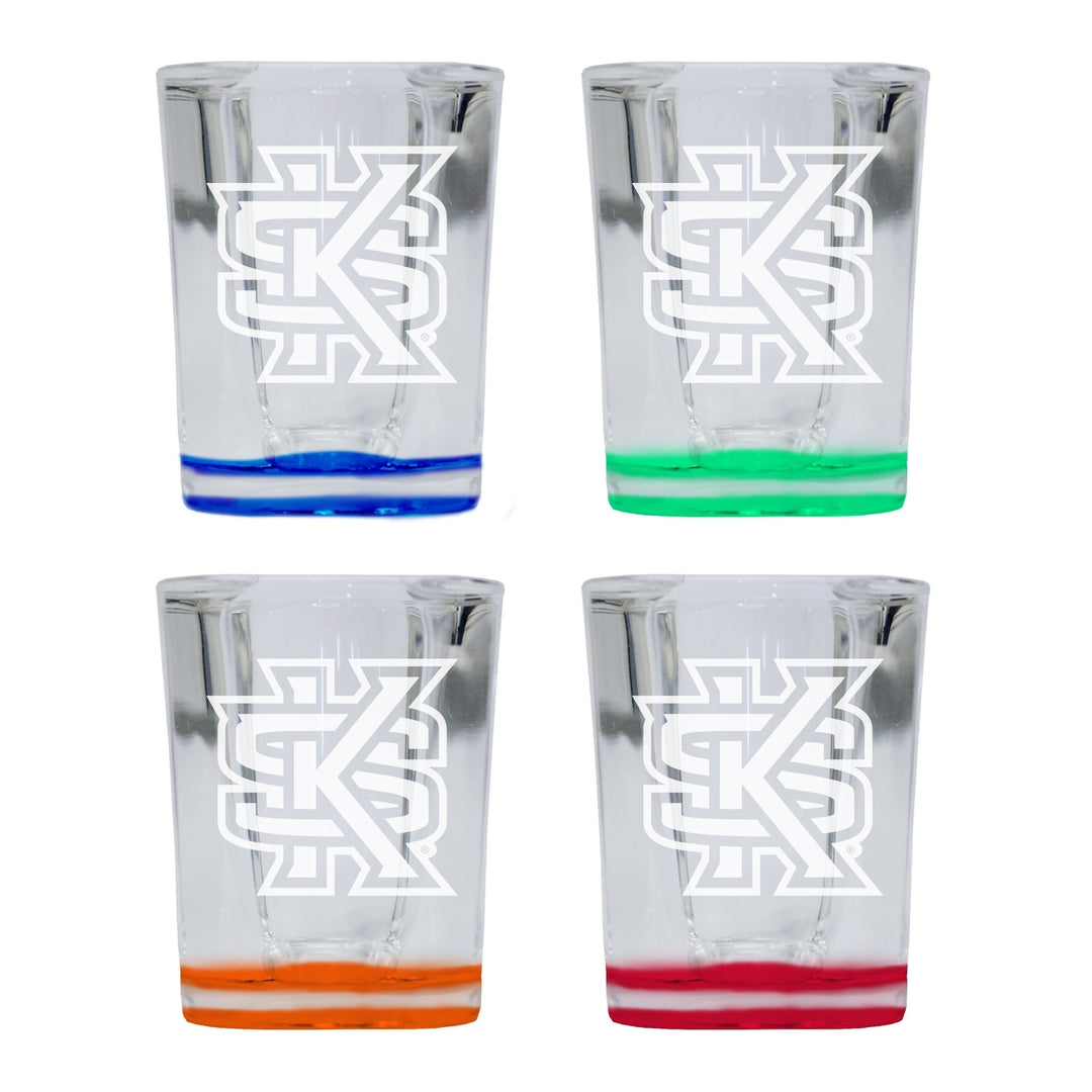 Kennesaw State University 2 Ounce Engraved Shot Glass Square Officially Licensed Collegiate Product Image 4