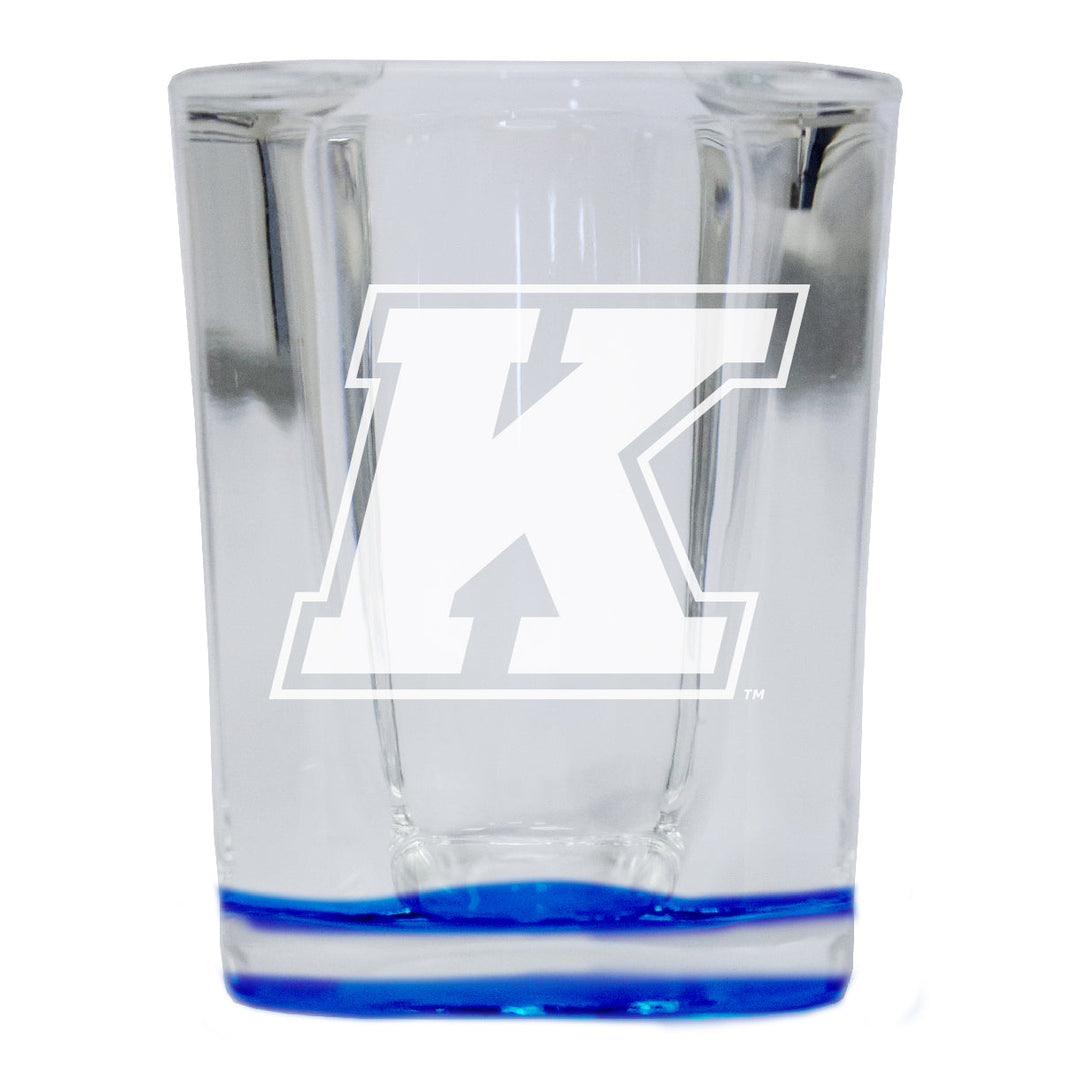 Kent State University 2 Ounce Engraved Shot Glass Square Officially Licensed Collegiate Product Image 4