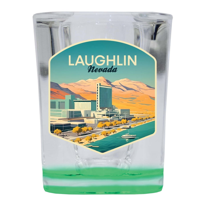 Laughlin Nevada Design A Souvenir 2 Ounce Shot Glass Square Image 3