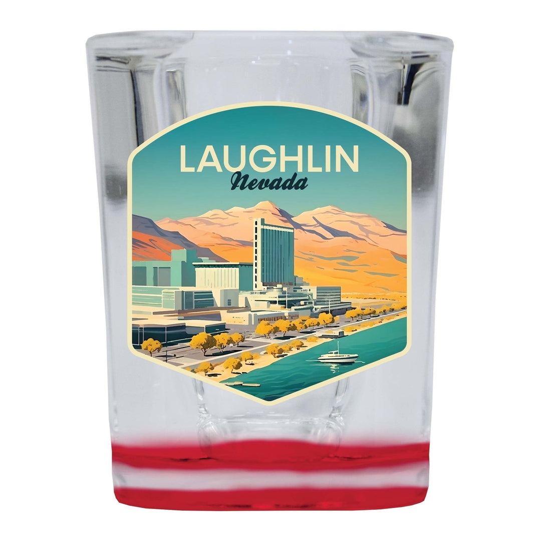 Laughlin Nevada Design A Souvenir 2 Ounce Shot Glass Square Image 4