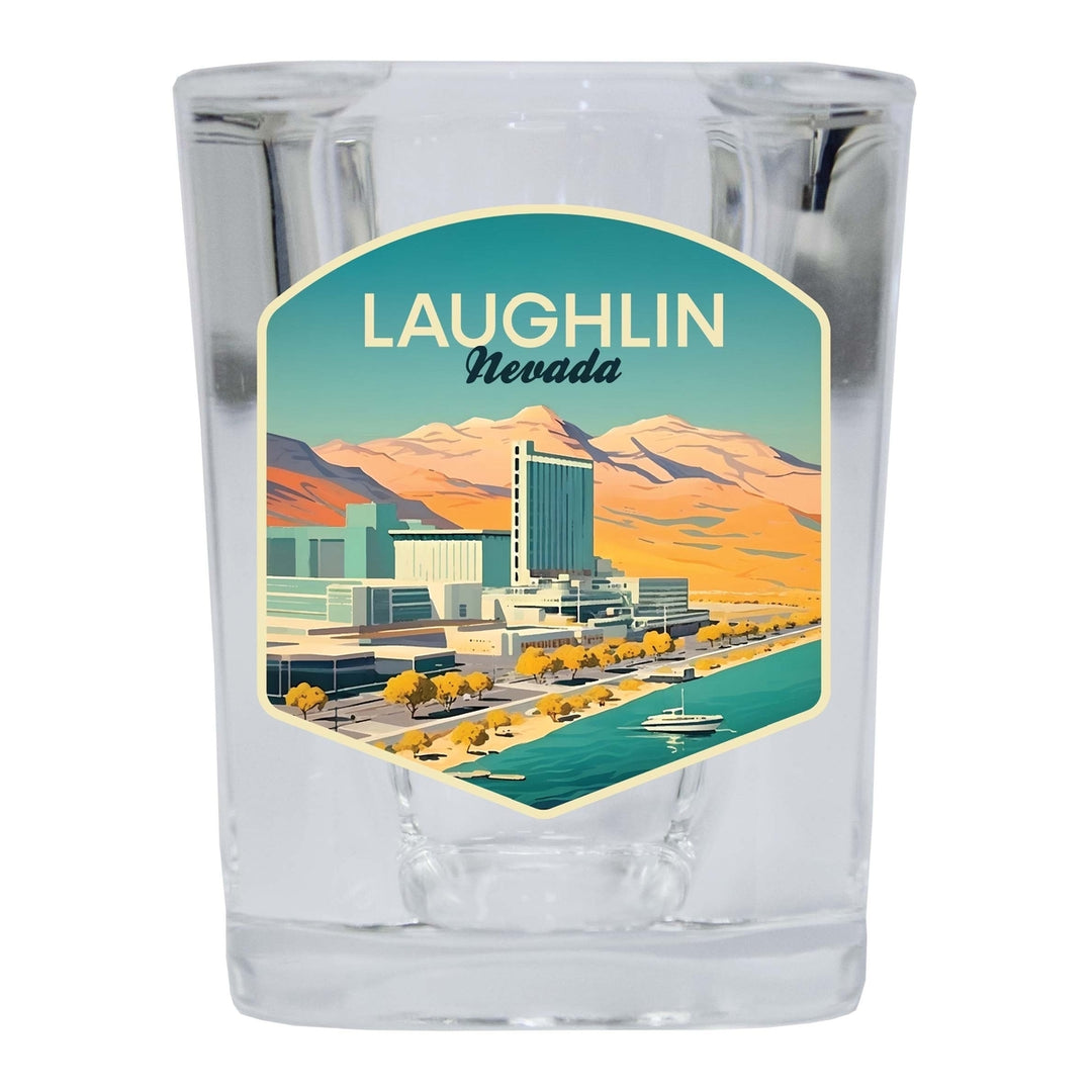 Laughlin Nevada Design A Souvenir 2 Ounce Shot Glass Square Image 4