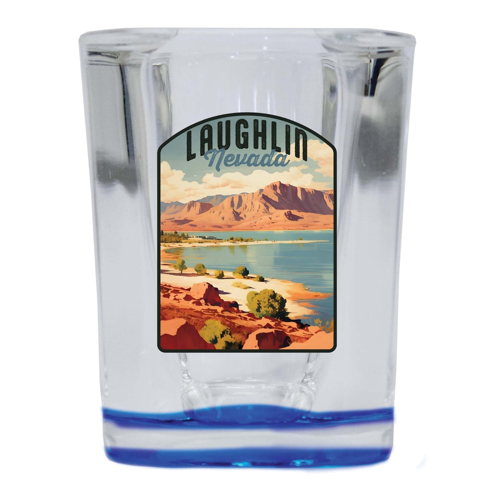 Laughlin Nevada Design B Souvenir 2 Ounce Shot Glass Square Image 2