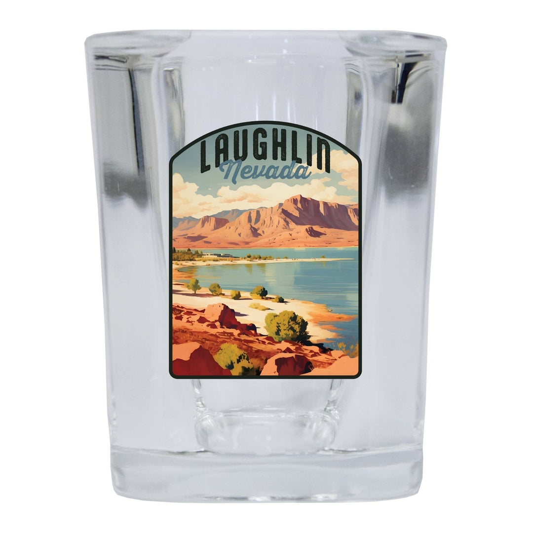 Laughlin Nevada Design B Souvenir 2 Ounce Shot Glass Square Image 3