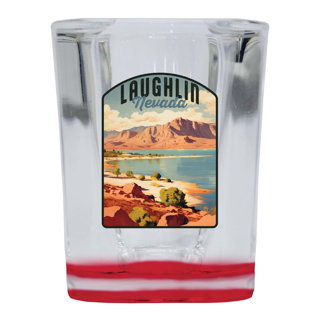 Laughlin Nevada Design B Souvenir 2 Ounce Shot Glass Square Image 4