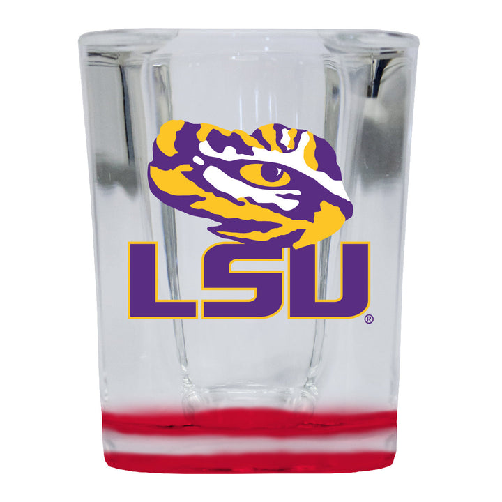 LSU Tigers 2 Ounce Shot Glass Square Officially Licensed Collegiate Product Image 2