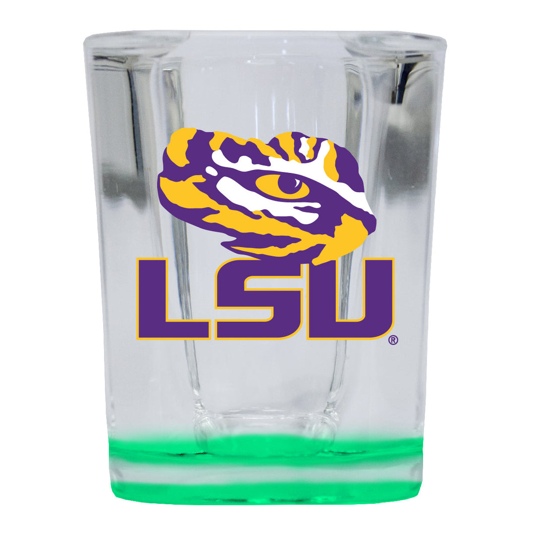 LSU Tigers 2 Ounce Shot Glass Square Officially Licensed Collegiate Product Image 4