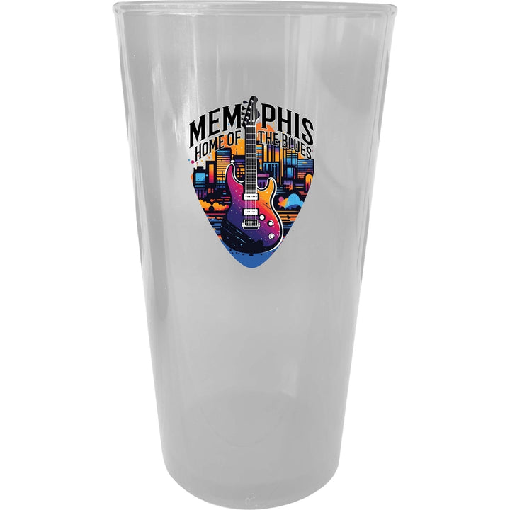 Memphis Tennessee Design B Souvenir Plastic 16 oz pint Image 3