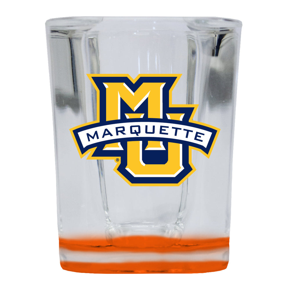 Marquette Golden Eagles 2 Ounce Shot Glass Square Officially Licensed Collegiate Product Image 2