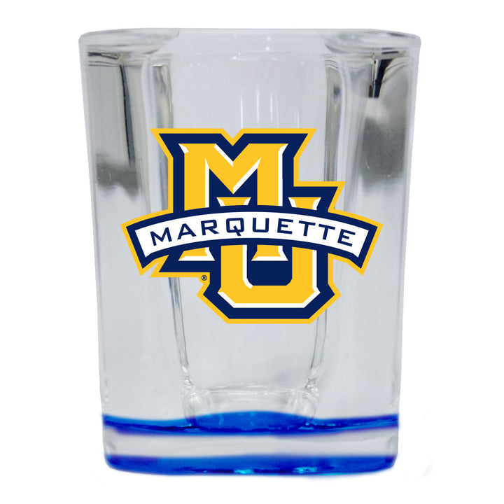 Marquette Golden Eagles 2 Ounce Shot Glass Square Officially Licensed Collegiate Product Image 4