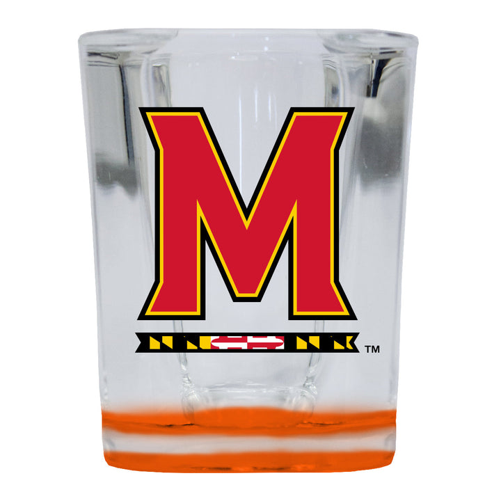 Maryland Terrapins 2 Ounce Shot Glass Square Officially Licensed Collegiate Product Image 2