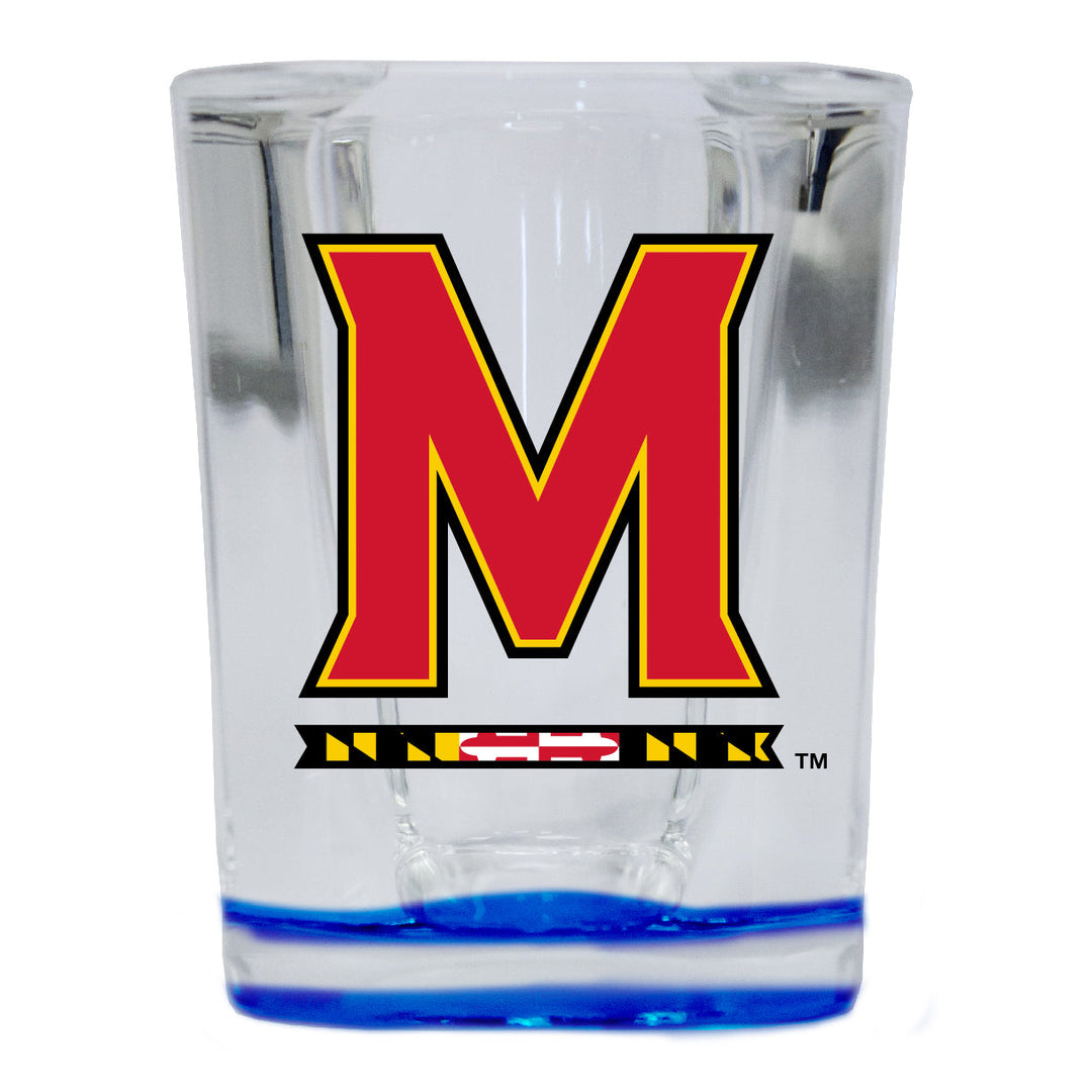 Maryland Terrapins 2 Ounce Shot Glass Square Officially Licensed Collegiate Product Image 4