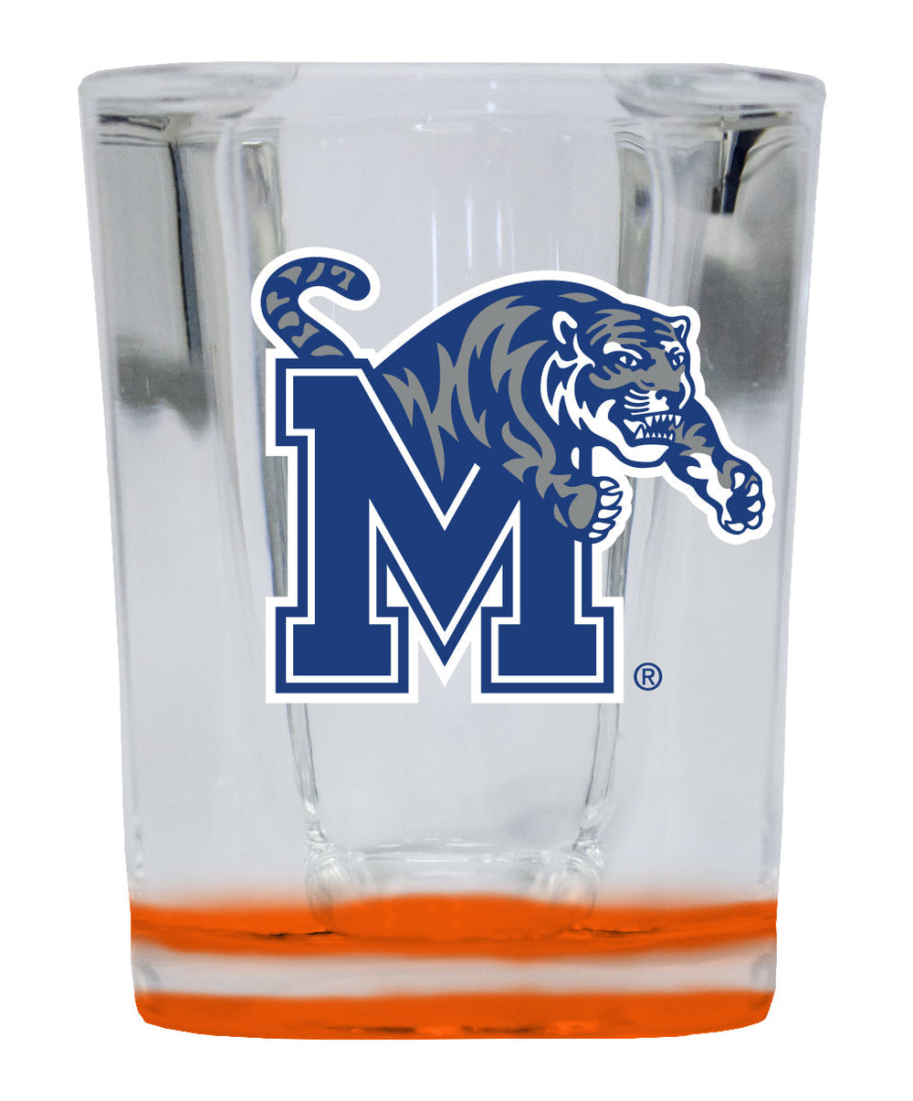 Memphis Tigers 2 Ounce Shot Glass Square Officially Licensed Collegiate Product Image 2