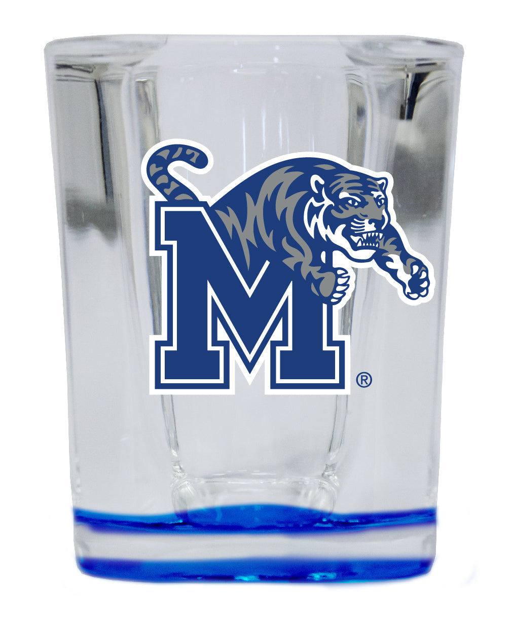 Memphis Tigers 2 Ounce Shot Glass Square Officially Licensed Collegiate Product Image 4