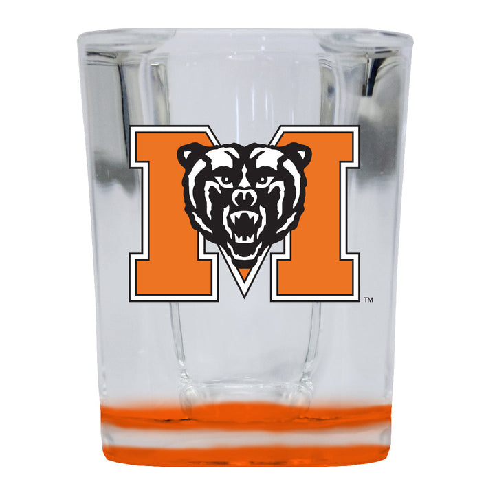 Mercer University 2 Ounce Shot Glass Square Officially Licensed Collegiate Product Image 1