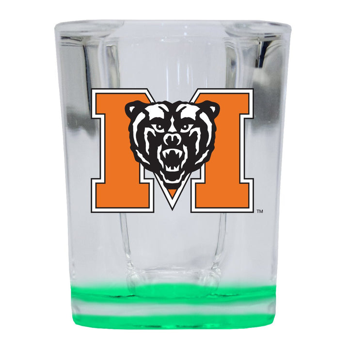 Mercer University 2 Ounce Shot Glass Square Officially Licensed Collegiate Product Image 1