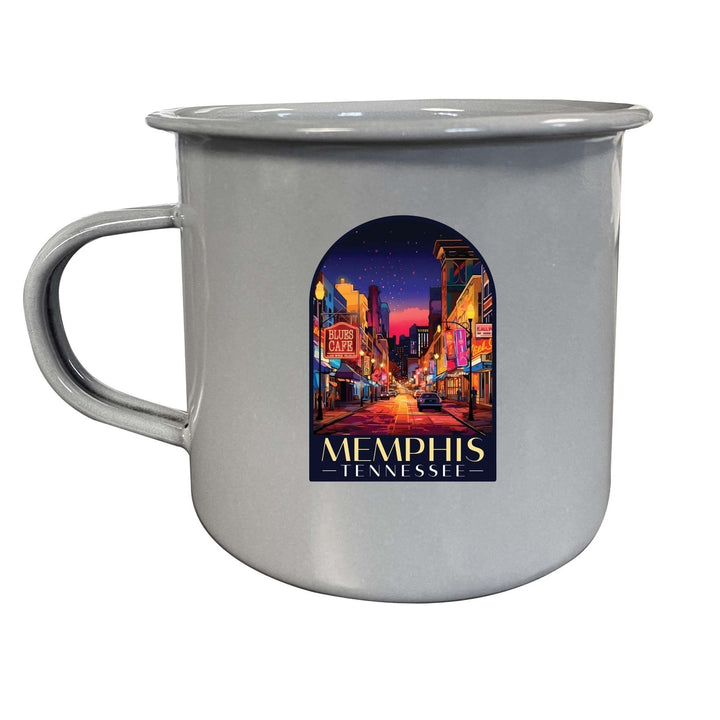 Memphis Tennessee Design C Souvenir Tin Camper Coffee Mug Image 3