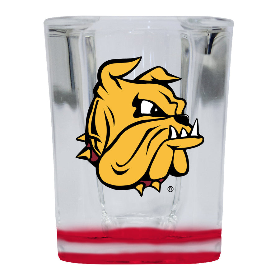 Minnesota Duluth Bulldogs 2 Ounce Shot Glass Square Officially Licensed Collegiate Product Image 1