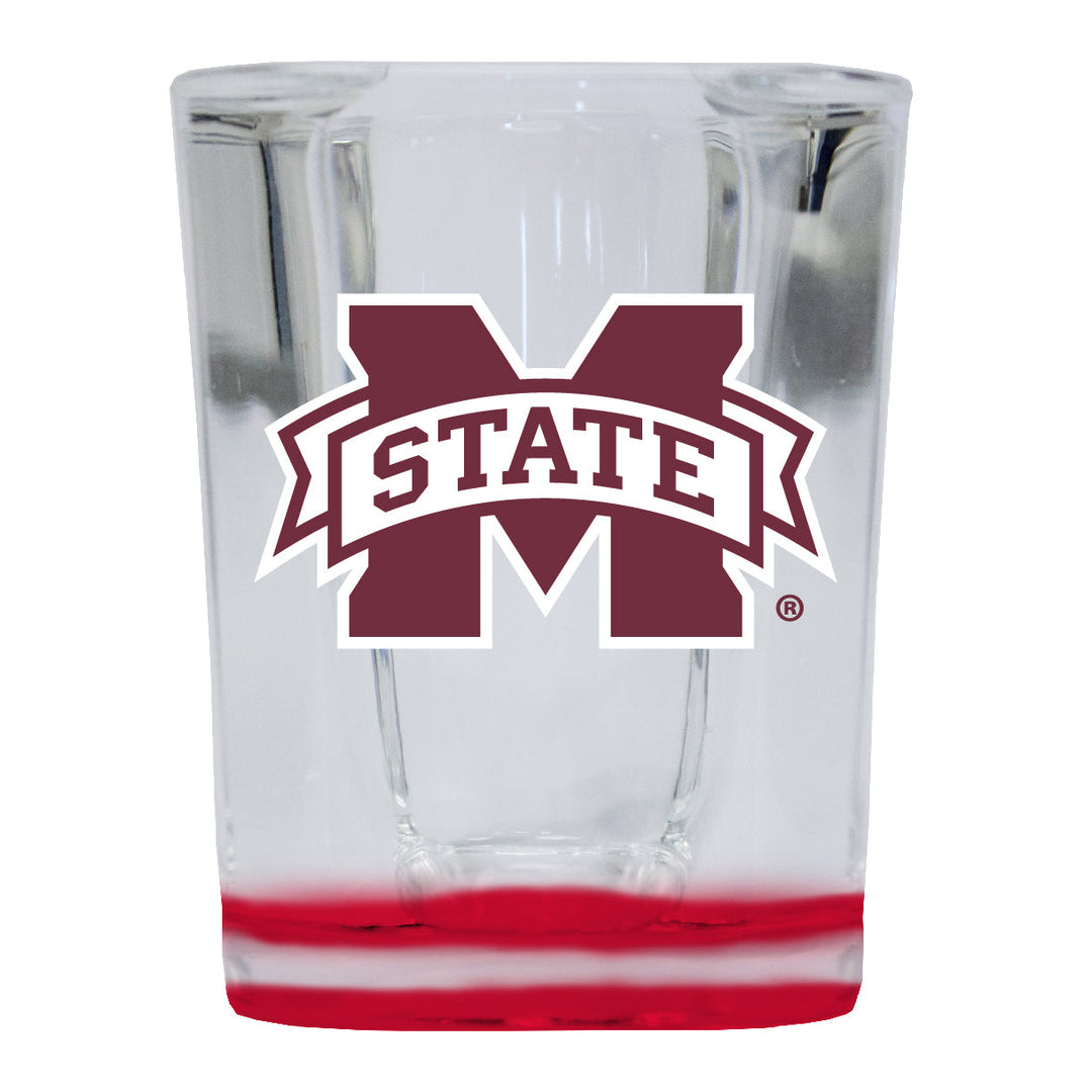 Mississippi State Bulldogs 2 Ounce Shot Glass Square Officially Licensed Collegiate Product Image 2