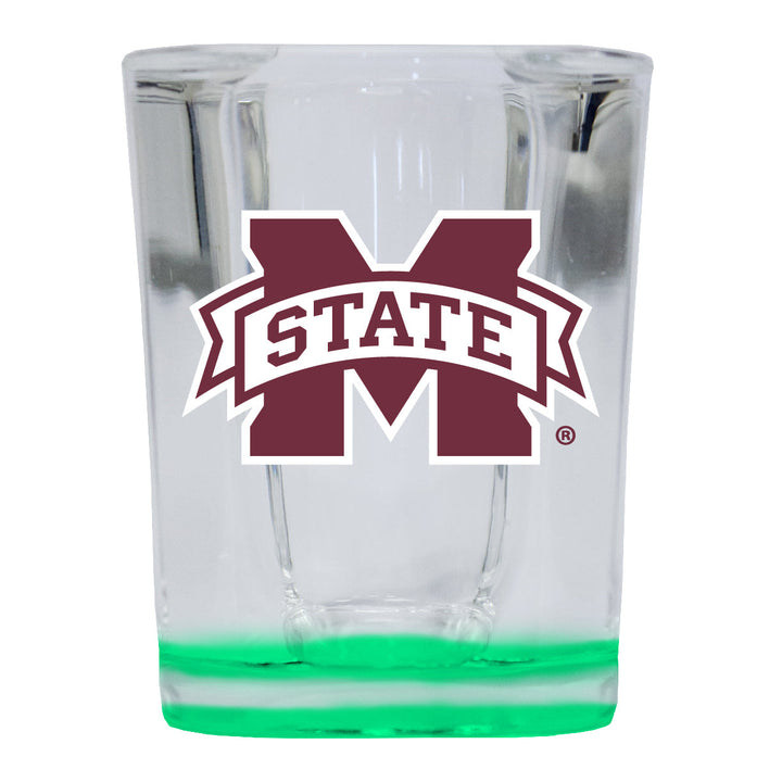 Mississippi State Bulldogs 2 Ounce Shot Glass Square Officially Licensed Collegiate Product Image 4