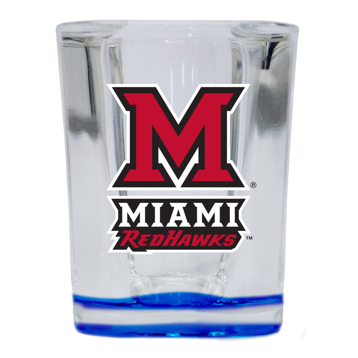 Miami University of Ohio 2 Ounce Shot Glass Square Officially Licensed Collegiate Product Image 4