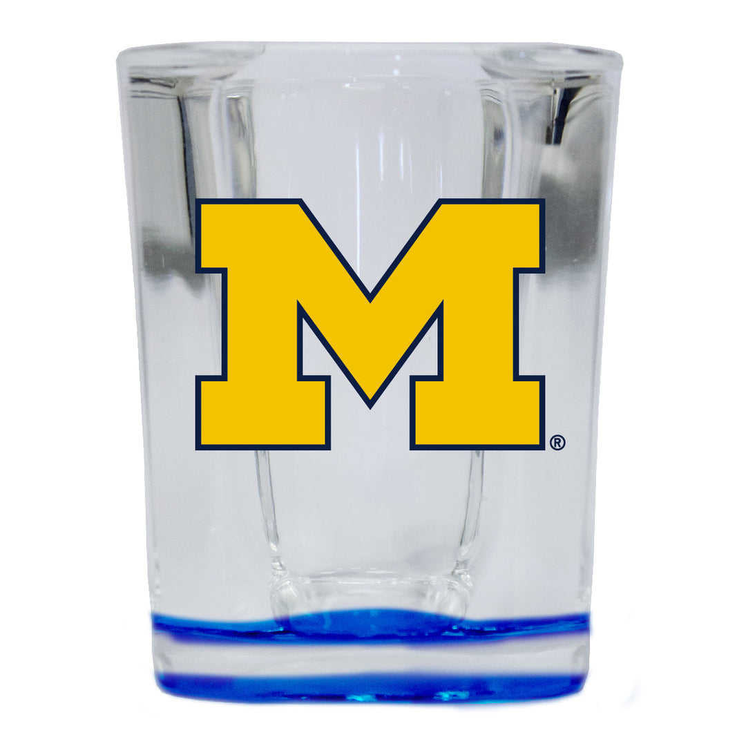 Michigan Wolverines 2 Ounce Shot Glass Square Officially Licensed Collegiate Product Image 4