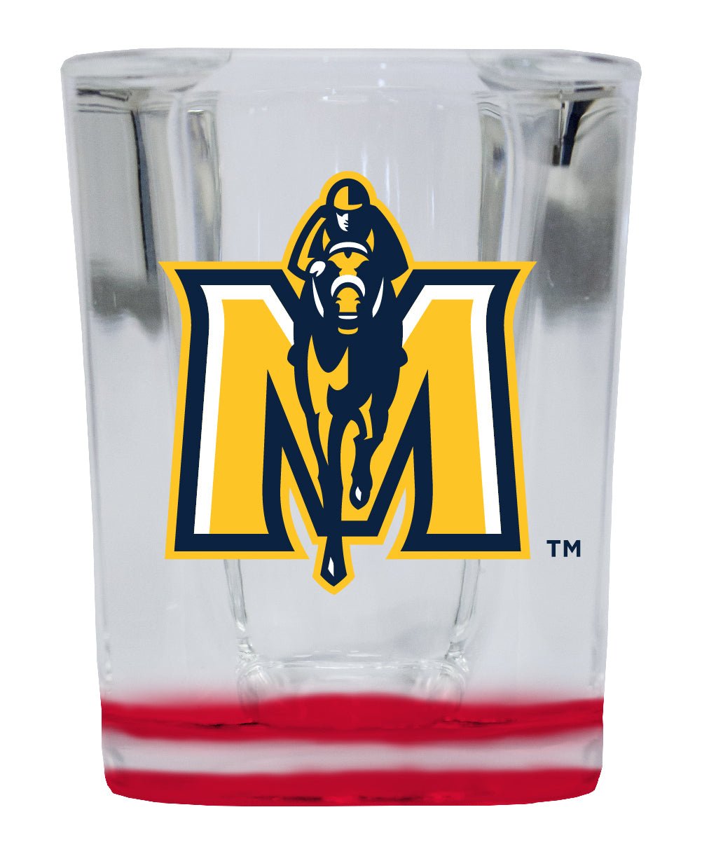 Murray State University 2 Ounce Shot Glass Square Officially Licensed Collegiate Product Image 1