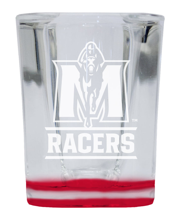 Murray State University 2 Ounce Engraved Shot Glass Square Officially Licensed Collegiate Product Image 2